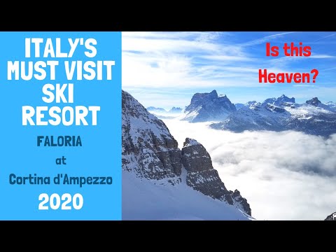 Skiing Faloria at Cortina d'Ampezzo- ITALY'S MUST VISIT SKI RESORT in the Dolomites