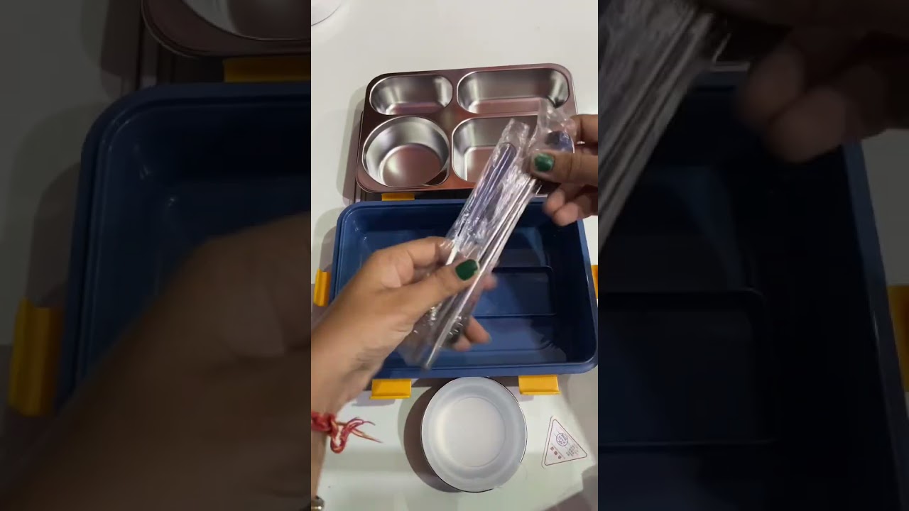 Watch video #shorts #Lunch Box Amazon lunch box review #youtubeshorts #lunchbox Now #shorts #Lunch Box Amazon lunch box review #youtubeshorts #lunchbox