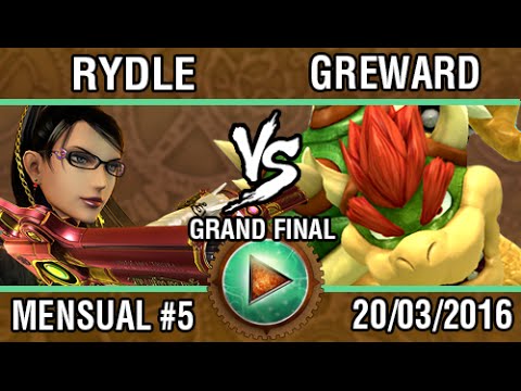 [Afterlife 5] Rydle (Bayonetta) vs Greward (Bowser, MegaMan, Little Mac) SSB4 Grand Final