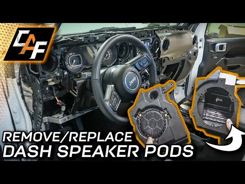 2018-Up Wrangler JL Speaker Pod Upgrade - HOW TO Disassemble Dash