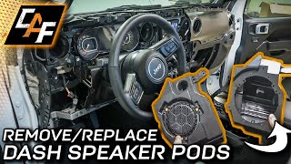 2018-Up Wrangler JL Speaker Pod Upgrade - HOW TO Disassemble Dash