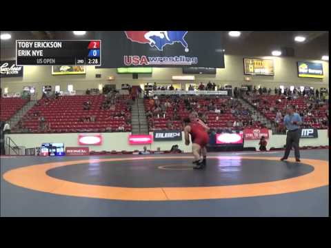 130 kg SF - Toby Erickson (NYAC) vs Erik Nye (Army WCAP)