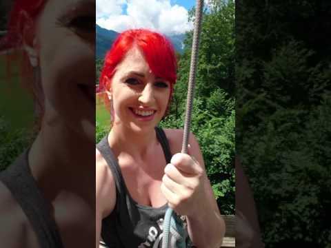 Klettern und Abseilen in der Berchtesgadener Kletterhalle