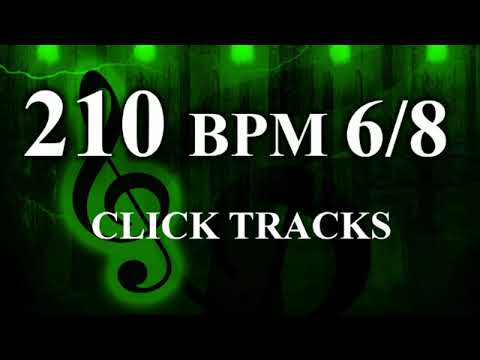 Violin Click Track - 210 BPM 6/8 Orchestral Click Tracks - Jamming Track