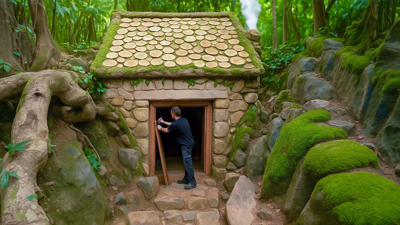 I Built an Underground Shelter to Survive for 28 Days