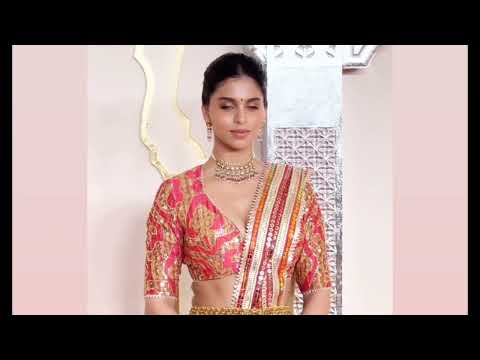 Suhana khan Beautiful look on Anant Radhika wedding #happinesslooksgorgeousonyou
