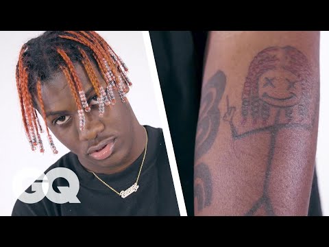 Lil Yachty Breaks Down His Tattoos | Tattoo Tour | GQ