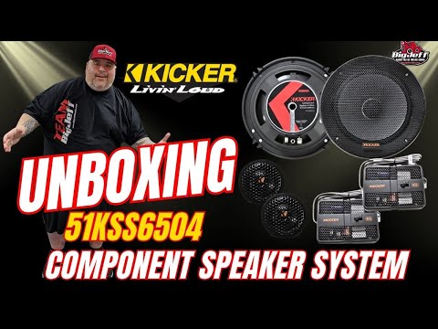 The TRUTH About Kicker's 51KSS6504 Speakers Big Jeff Audio Unboxing and Speaker TEST