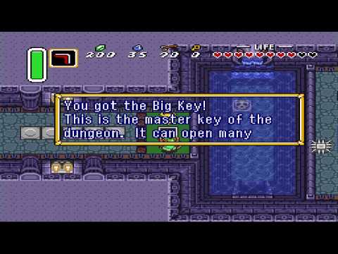 Where is the Big Key in the Swamp Palace / Second Crystal Dungeon - Zelda: A Link to the Past