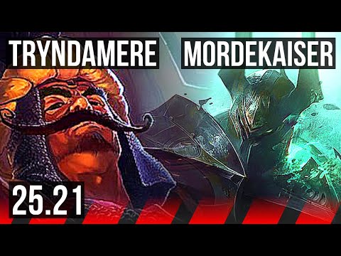 TRYNDAMERE vs MORDEKAISER (TOP) | EUW Master | 25.21