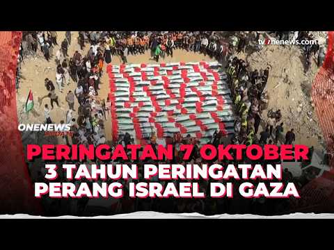 Israel Siaga dan Perketat Keamanan Saat Peringatan 7 Oktober di Gaza | OneNews Update