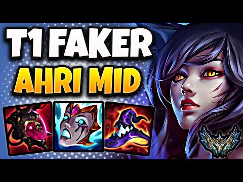 T1 Faker Ahri vs Yasuo [ MID ] Korea Challenger Patch 25.10