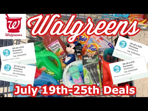 WALGREENS IN-STORE HAUL | July 19th-25th Deals | Using...