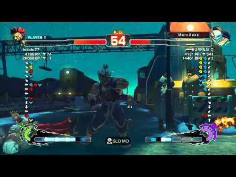 Super Street Fighter 4: Arcade Edition tokido77 (Akuma) vs KURENAI Q (Claw) - Ranked Match
