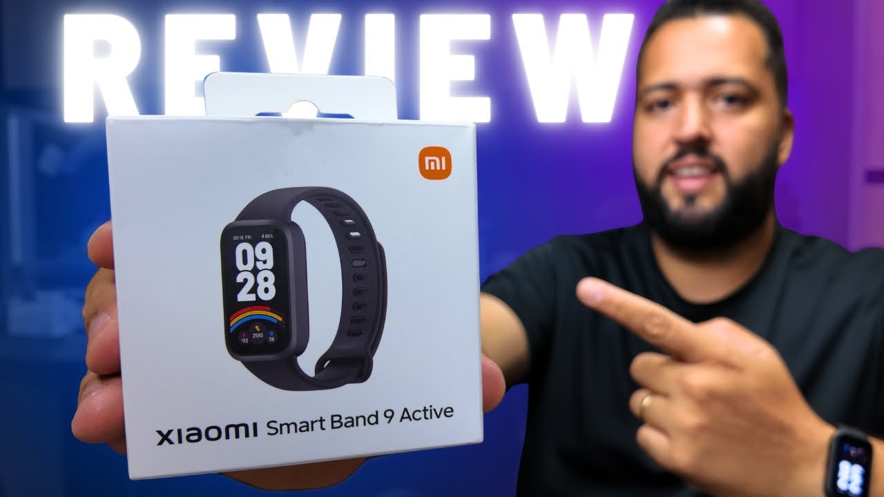 Miniatura da avaliação em vídeo de Smart Band Xiaomi Mi Smart Band 9 Active Branco 1.47 polegadas