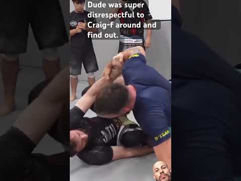 Guy disrespects Craig Jones at free seminar B team #bjj #grappling #mma #falsereap