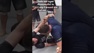 Guy disrespects Craig Jones at free seminar B team #bjj #grappling #mma #falsereap