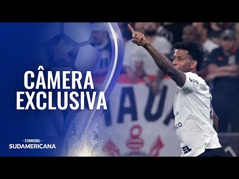 DE DENTRO DO CAMPO, O GOL DE GIL PARA O CORINTHIANS CONTRA O ESTUDIANTES | CONMEBOL SUDAMERICANA