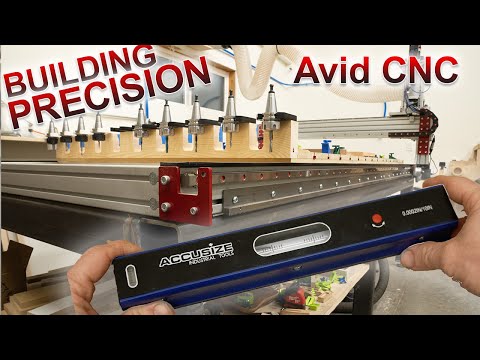 CNC Build Ep 3: How to Make an Avid CNC Very Precise - Aligning the Linear Rails!