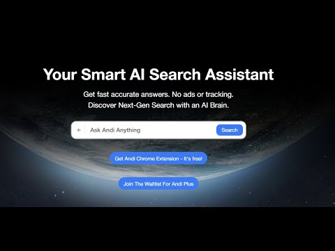 Andi Search - Super Accurate Search Engine That DOESN'T Track Your Every Move