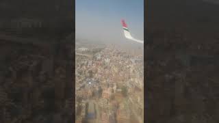 preview picture of video 'landing in ktm from dhaka###bangladesh airliness##'