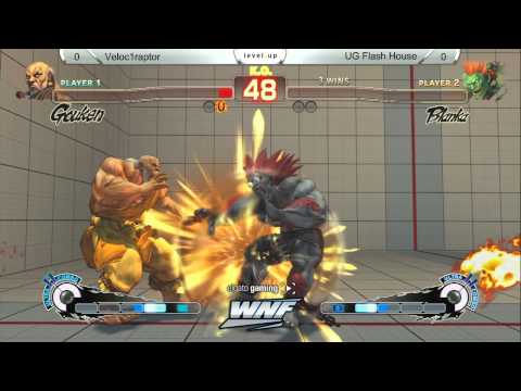 SSF4AE2012 Veloc1raptor vs UG Flash house - WNF Pre SCR 2014