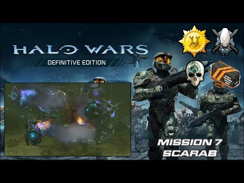 Halo Wars Legendary Gold Campaign - Mission 7 Scarab