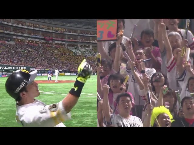 【3回裏】初球を捉えた!! ホークス・松田のソロで追加点!! 2018/6/3 H-DB