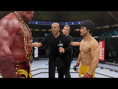 Fire Titan vs Bruce Lee - Crazy UFC 👊🤪