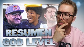 RODRIGO QUESADA REACCIONA AL RESUMEN LEGENDARIO DE GOD LEVEL GRAND SLAM POR EL HUMOR DEL FREESTYLE