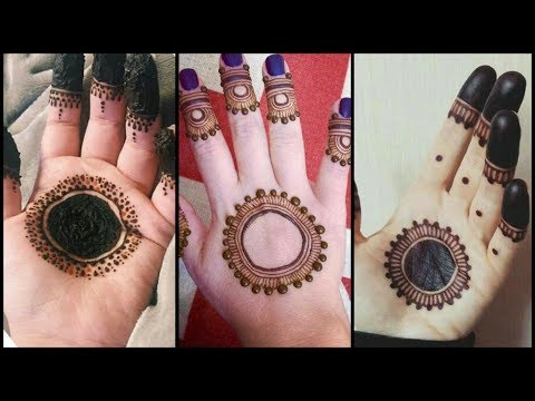 Traditional Simple Mehndi Designs Easiest Gol Tikka Henna