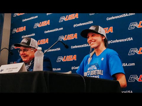 MTSU vs WKU Women's Basketball C-USA Championship Press Conference