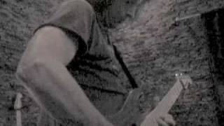 Warren DeMartini of RATT in the studio recording solo for song on &quot;Infestation&quot;.