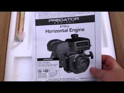 Predator 212cc 6.5hp Engine Unboxing