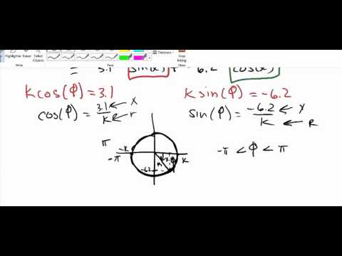 HW7#14: m*sin(Bx) + n*cos(Bx) = A*sin(Bx + C)