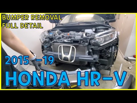 How to Remove Front Bumper 15-19 Honda HR-V