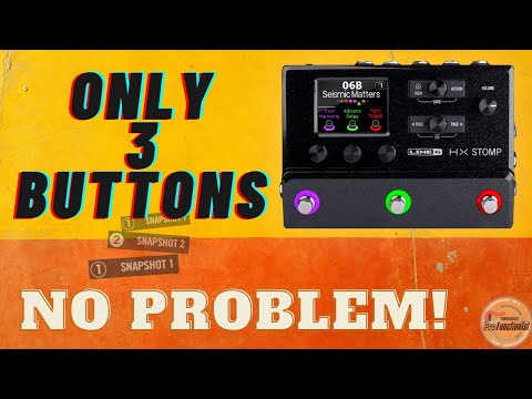 Line 6 HX Stomp - How To Get More From The 3 Footswitches (Stacking Snapshots)
