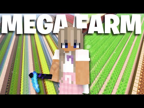 HOW I BUILD A MEGA FARM (Hypixel Skyblock)