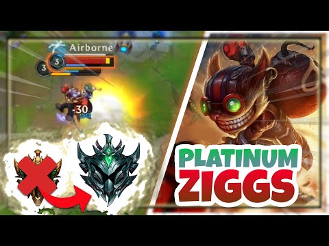 Wild Rift | Bombing our way into PLATINUM! | Mid Ziggs Gameplay