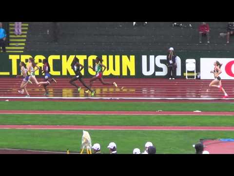 IAAF U20-WM Eugene 2014 - 800m Frauen Semifinale 1/2