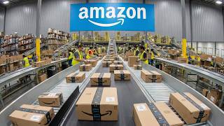 Como a AMAZON processa e entrega os produtos - Veja como funciona um armazém da Amazon