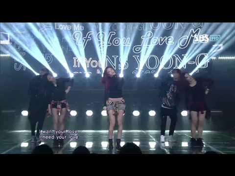 NS If You Love Me (feat. Simon) @SBS Inkigayo Popular song 20121118