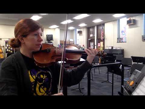 A la Media Noche arranged by Bob Lipton Violin 2 part