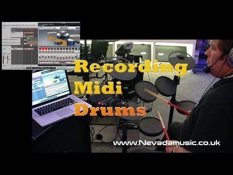 Recording drums with BFD, Logic and Yamaha DTX400K Drum Kit