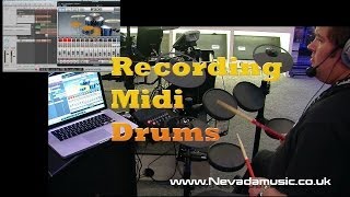 Recording drums with BFD, Logic and Yamaha DTX400K Drum Kit