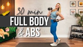 35 min. Full Body & Abs Strength Training