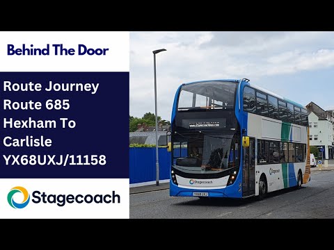 Behind The Door: Route 685 | YX68UXJ/11158 - Stagecoach North West: ADL E40D/ADL Enviro 400MMC