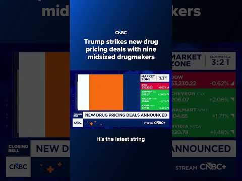 Trump strikes new drug pricing deals with nine midsized drugmakers