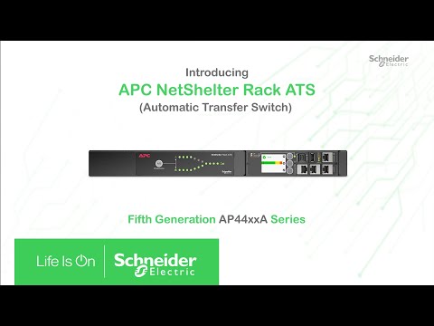 APC NetShelter Rack Automatic Transfer Switch (ATS) - Fifth Generation AP44xxA Series
