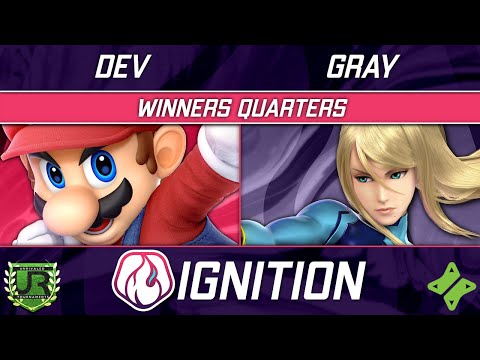 Dev (Mario) vs Gray (Zero Suit Samus) - Ignition 375 WINNERS QUARTERS